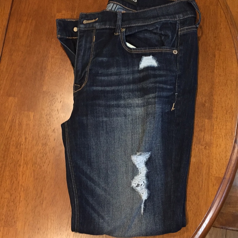 Express distressed jeans